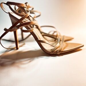 LILIANA Heels Strappy Sandals Nude